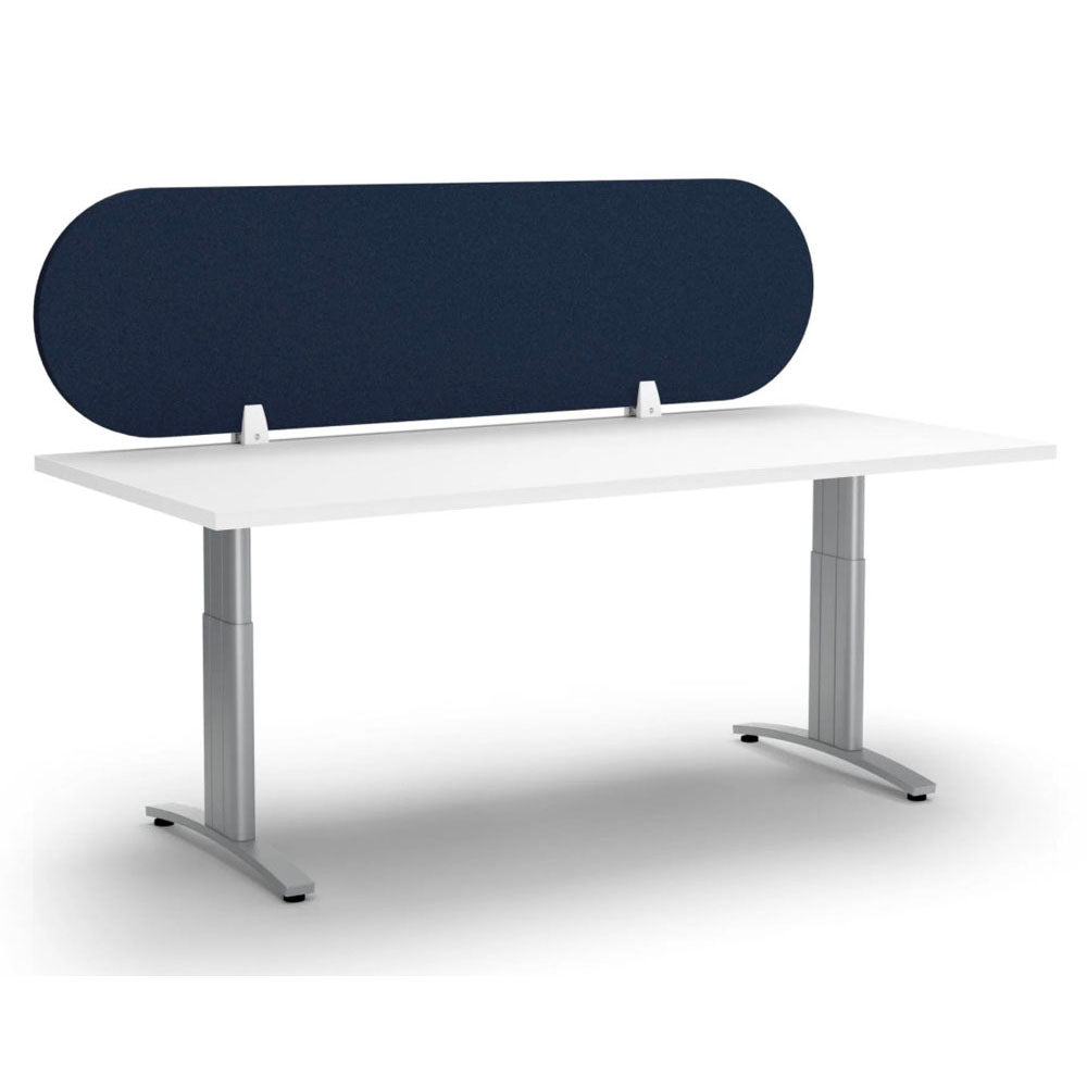 Acoustic Desk Screen Arc 1500L Dobbins Office Furniture NZ Dobbins