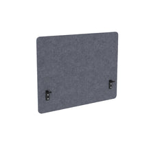 Load image into Gallery viewer, Grey desk screen showing brackets that allow you to attach to your desk