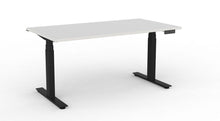 Load image into Gallery viewer, Electric Standing Desk NZ Black Frame / NZ Made Snowdrift Top