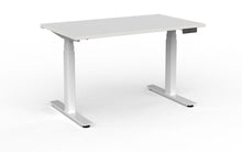 Load image into Gallery viewer, Electric Standing Desk NZ White Frame / NZ Made Snowdrift Top