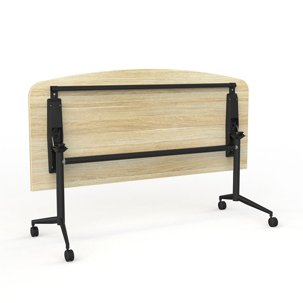 TEAM FLIP TABLE 1800L D SHAPE Dobbins Office Furniture NZ Dobbins