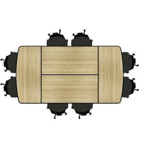 Load image into Gallery viewer, KNIGHT GROUP Team Flip Table 1400L - D SHAPE