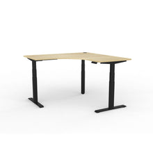 Load image into Gallery viewer, KNIGHT GROUP Agile 3C Electric Standing Corner Desk 1500 x 1500
