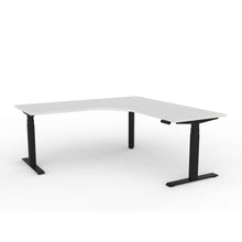 Load image into Gallery viewer, KNIGHT GROUP Agile 3C Electric Standing Corner Desk 1800 x 1800