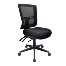 Load image into Gallery viewer, Black metro 2 24/7 nylon base ergonomic office chair with mesh base