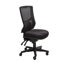 Load image into Gallery viewer, Black Metro 2 Highback 24/7 ergonomic office chair with nylon base