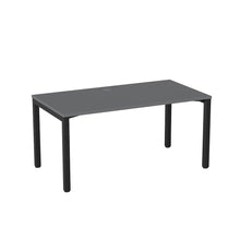 Load image into Gallery viewer, Cubit desk with black powder coated legs and grey top