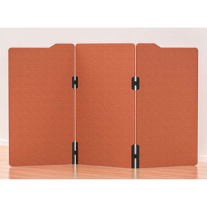 Freestanding Milford Acoustic 3 panel partition