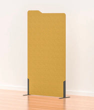 Load image into Gallery viewer, Boyd acoustic freestanding partion - milford on feet in a mustard colour
