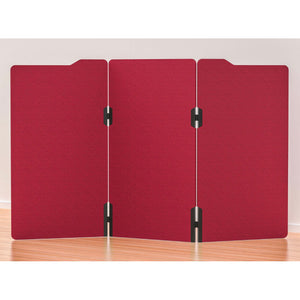 Freestanding Milford Acoustic 3 panel partition