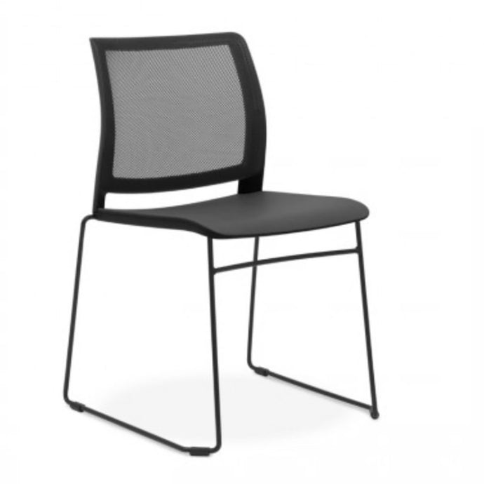 CS 02 Mesh-back Sled chair