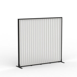 KNIGHT GROUP Studio Divide Freestanding Screen 1500H - Black Frame