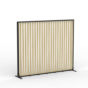 KNIGHT GROUP Studio Divide Freestanding Screen 1500H - Black Frame