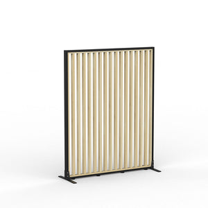 KNIGHT GROUP Studio Divide Freestanding Screen 1500H - Black Frame