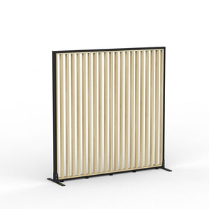 KNIGHT GROUP Studio Divide Freestanding Screen 1500H - Black Frame