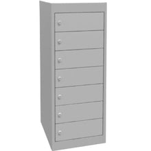 Load image into Gallery viewer, 7 Tier Laptop locker with individual doors
