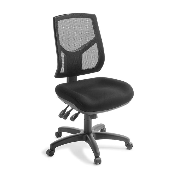 Black Crew office chair with mesh back