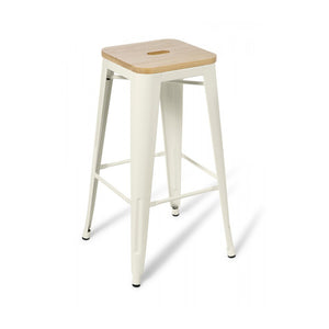 INDUSTRY Bar Stool - Timber Seat