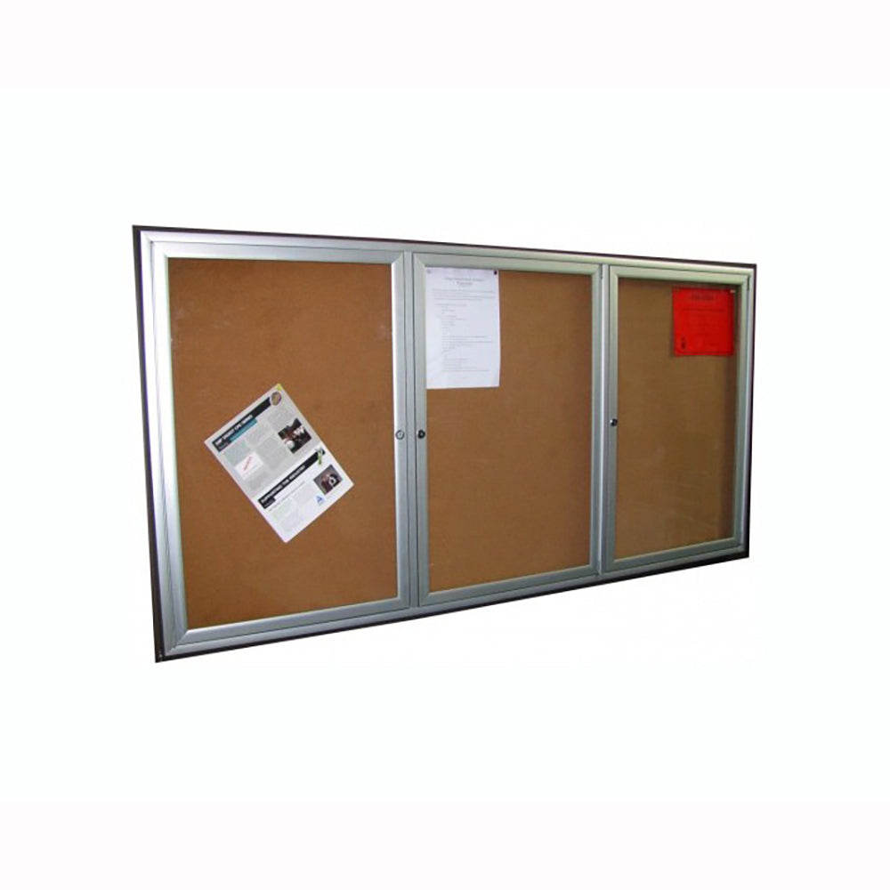 Lockable Notice Board 900 x 1800 - Fabric