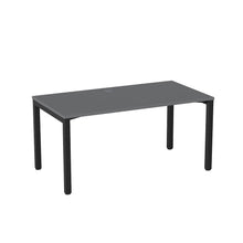 Load image into Gallery viewer, Cubit desk with black powder coated legs and grey top
