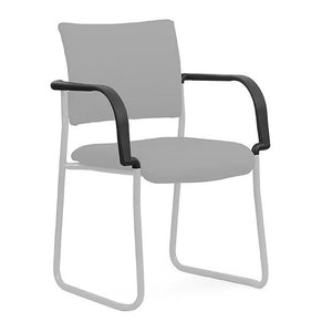 KNIGHT GROUP Que Visitor Chair - Skid base