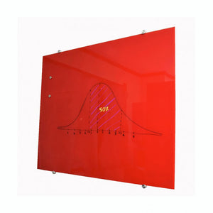 Glass Writing Board - Red