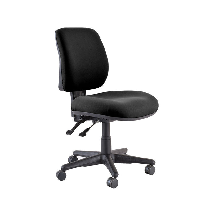 Black Roma Midback Ergonomic Chair