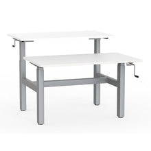 Load image into Gallery viewer, KNIGHT GROUP Agile Shared Winder Standing Desk 1200L
