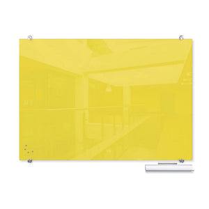 Glass Writing Board - Yellow