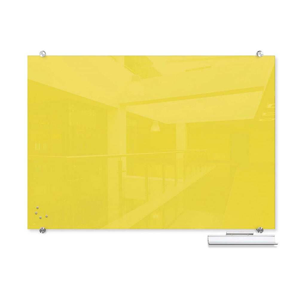 Glass Writing Board - Yellow